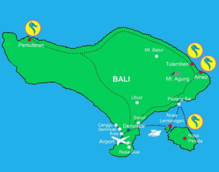 Bali Dive Areas & Popular Dive Sites